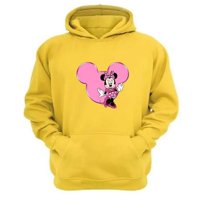 Genérico - Polerón Canguro Ratoncita M. Amarillo Talla Xs Unisex