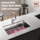 thumbnail image 5 of Tapete para Fregadero de Cocina HAPPY SINKS de Silicona Resistente al Calor, 5 of 8