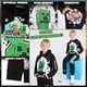 thumbnail image 4 of Conjunto de Buzo con Capucha y Joggers para Niños Minecraft Negro y Verde 9-10 Años, 4 of 5