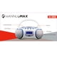 thumbnail image 3 of Boombox portátil para CD/MP3 HANNLOMAX HX-309CD con Bluetooth, color blanco, 3 of 3