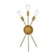 thumbnail image 1 of Aplique de Pared Living District Lucca de 3 Luces Estilo Mid-Century en Latón, 1 of 7