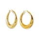 thumbnail image 1 of Argolla Aros Bote Minimalista Chunky Redondo Chapado En Oro 18kl, 1 of 3