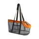 thumbnail image 1 of Bolsa Portamascotas Para Perros Pequeños, Gatos, Perros, Bolso, Jaula, Bolso De Viaje Para Hombro, Naranja Y Gris, 1 of 3