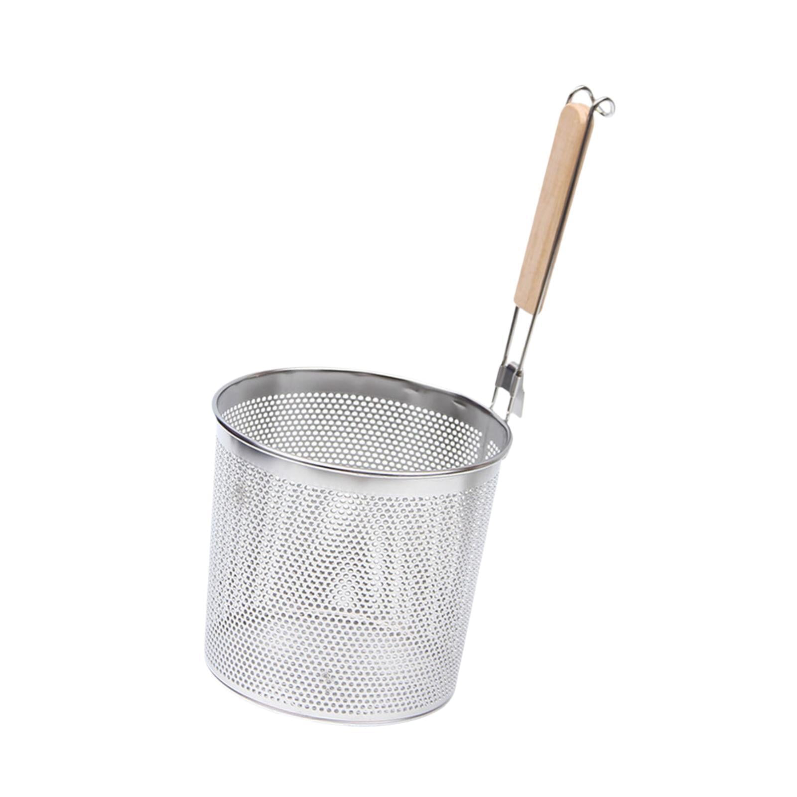 Bothyi - Colador De Pasta De Acero Inoxidable, Colador De Fideos Para Colar Fideos, 19cm