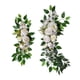 thumbnail image 5 of 2x Decoración De Arco De Flores Artificiales Colgantes Decorativas Para Fondo De Boda Blanco, 5 of 5
