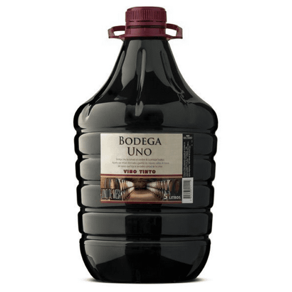 Vino Bodega Uno Bidón Tinto 11,5° 5000cc