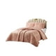 thumbnail image 2 of Cubrecama Quilt Con Diseño Hoja Relieve Plaza Y Media Rosado, 2 of 3
