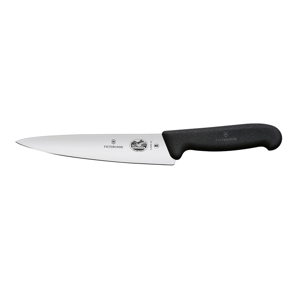 Victorinox - Cuchillo Trinchar Fibrox Negro 19 Cm