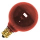 thumbnail image 1 of Bombilla Satco S3833 10W G12.5 120V Roja Candelabro, 1 of 1