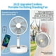 thumbnail image 3 of Ventilador Portátil Recargable USB Altura Ajustable blanco, 3 of 4