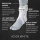 thumbnail image 3 of Tobillera deportiva Zamst A2-DX con protectores blancos, 3 of 7