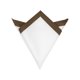 thumbnail image 1 of INSPIRE CHIC Pañuelos de Bolsillo Ligeros para Hombre en Bloque de Color Blanco para Boda Formal Marrón Talla Única, 1 of 4