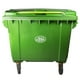 thumbnail image 2 of Contenedor Industrial 4 Ruedas 660L Verde, 2 of 6