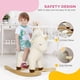 thumbnail image 4 of Cabra de peluche Rocking Horse Qaba para montar en unicornio durante 2 a 4 años, 4 of 9