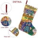 thumbnail image 5 of Los Archies Tema: Calcetines de Navidad, fino lino blanco para colgar en escaleras y chimenea, decoración navideña para el hogar, regalo de Navidad. 45cm × 32cm, 5 of 5