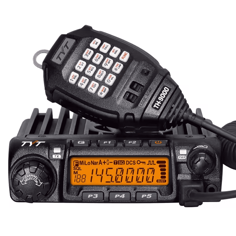 Tyt Th-9000d Radio Móvil Vehicular Banda Vhf 136–174mhz , 50w ,pantalla Lcd A Color