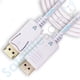 thumbnail image 1 of Cable DisplayPort DP de SatelliteSale, macho a macho, cable universal de PVC, blanco, 90 cm, 1 of 2