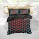 thumbnail image 5 of 2/3pcs Soft and Comfortable Geometric Quilt Cover Set for Bedroom and Guest Room - Includes 1 Quilt Cover and 2 Pillowcases - Colorful Design for a Stylish Look, 5 of 5