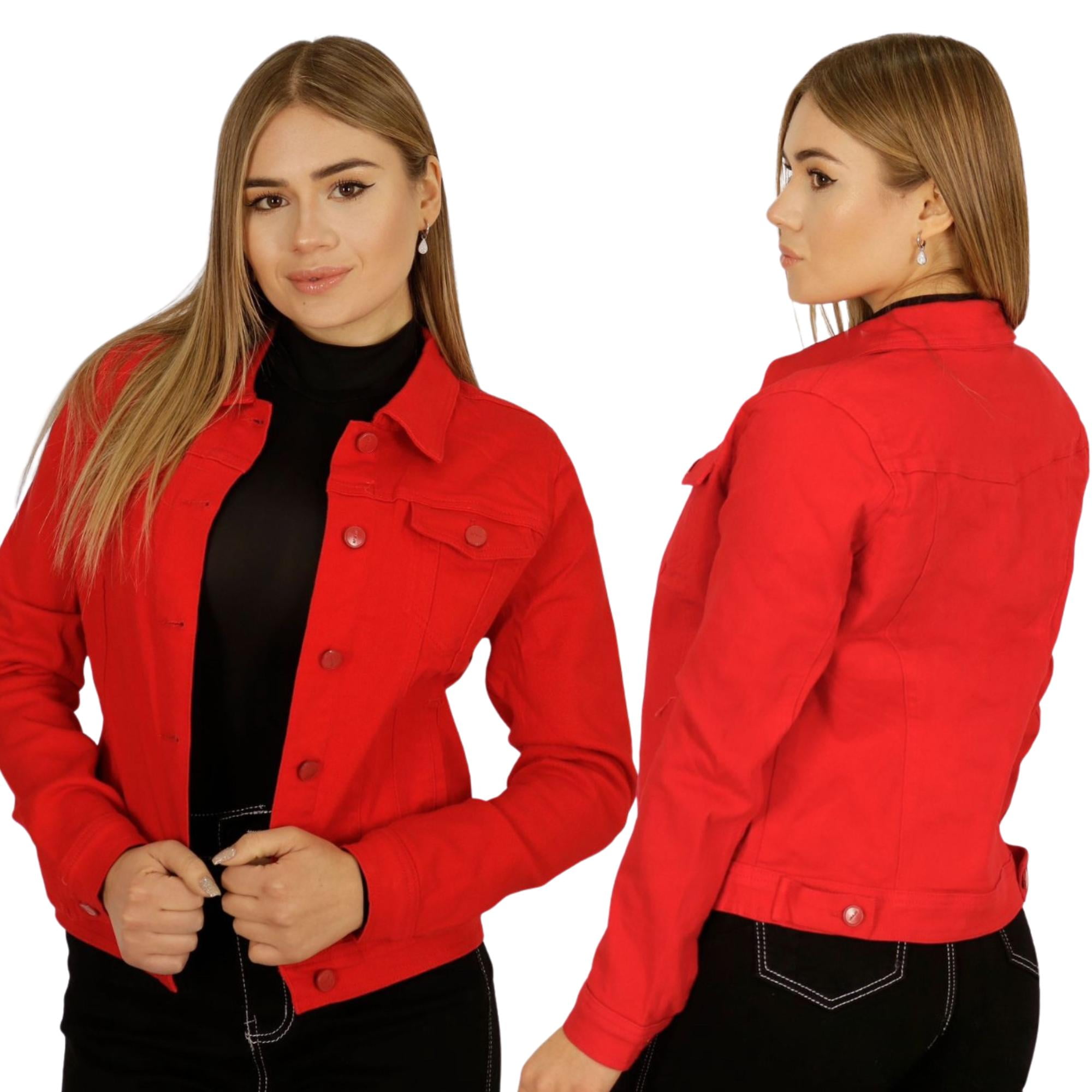 Djoe - Chaqueta Denim Clasica Mujer