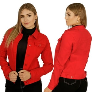 Djoe - Chaqueta Denim Clasica Mujer