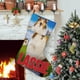 thumbnail image 1 of Calcetines de Navidad Lassie Lino Blanco 45cm x 32cm, 1 of 5
