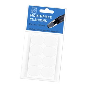 Magideal - Parches Para Saxofón, Almohadilla Para Boquilla, Cojín, Suministros Musicales, Piezas De Instrumentos, Almohadilla Protectora Para Labios, Práctica , Blanco Grande