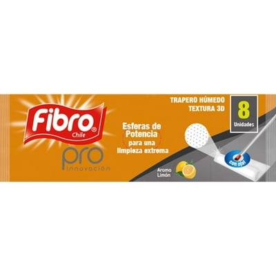Trapero Húmedo/Abrasivo Desinfectante 8 Un Fibro