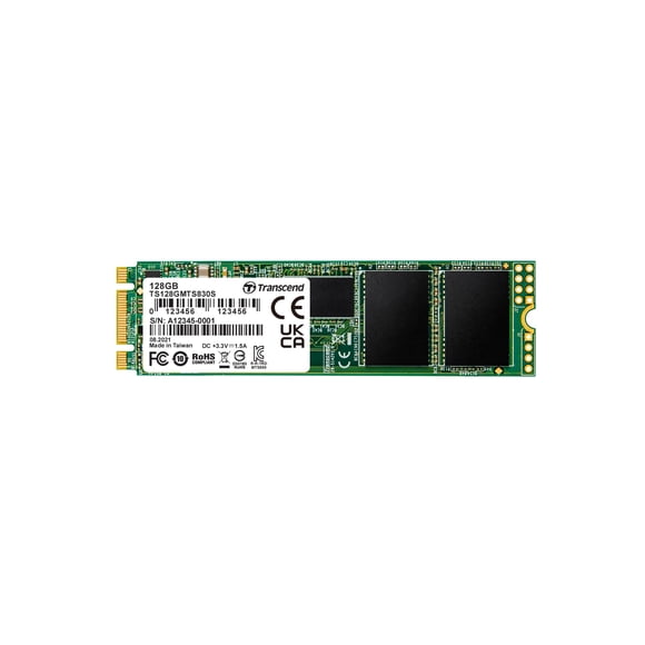 SSD Transcend 128 GB M.2 SATA III 2280 con caché DRAM
