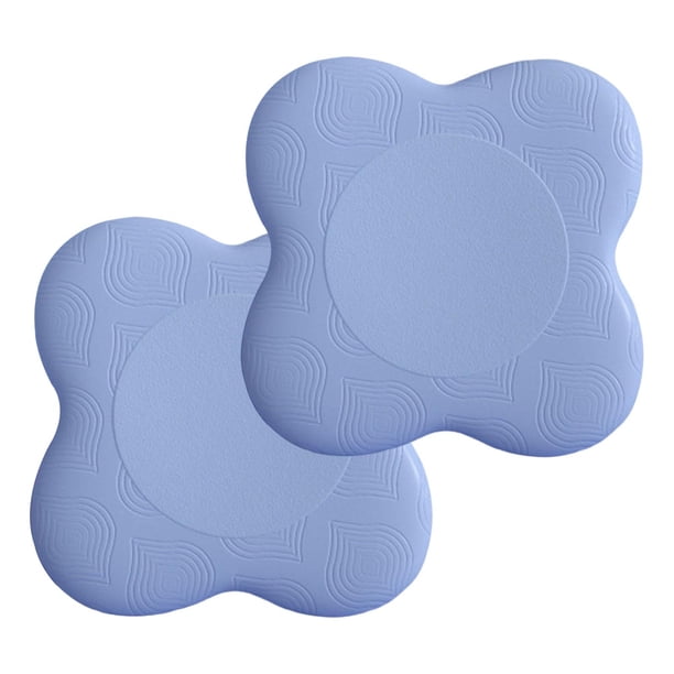2x Cojín para Rodillas de Yoga, Cojín de Equilibrio, Cómodo Soporte Suave para Arrodillarse, Almohadilla para Arrodillarse de Pilates, Almohadilla de Azul