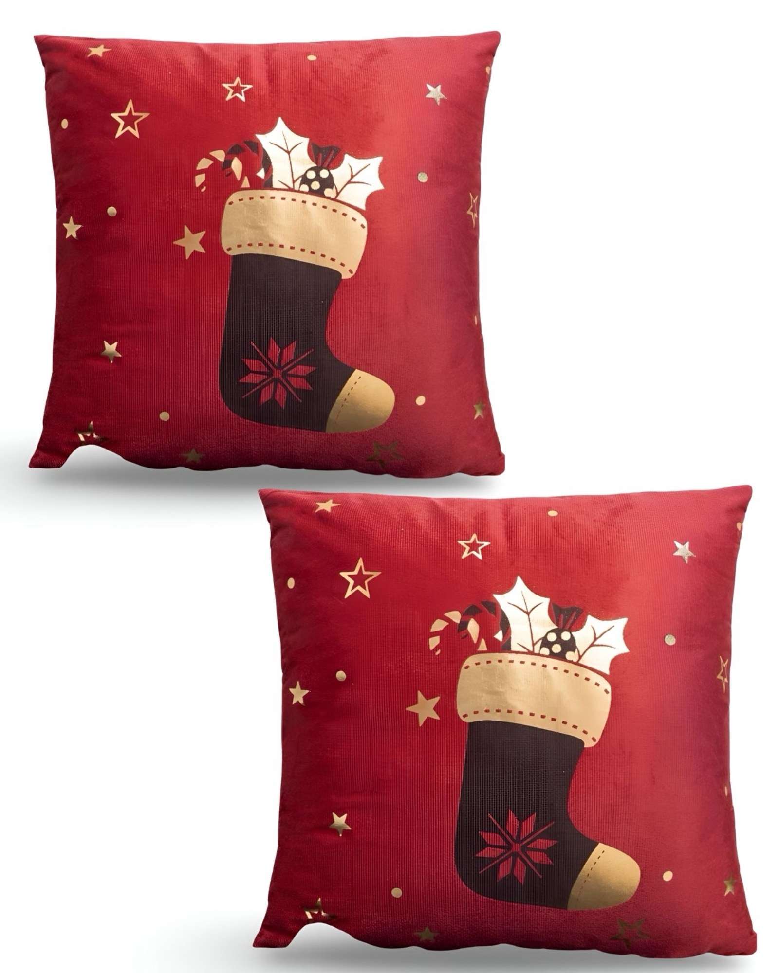 Genérico - Set De 2 Fundas De Cojin Para Navidad M5