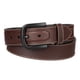 thumbnail image 2 of Cinturón Dickies de piel para hombre, color marrón con puntada tonal, talla pequeña, 2 of 6