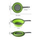 thumbnail image 2 of Colador Escurridor Circular De Silicona Plegable Con Mango, 2 of 5