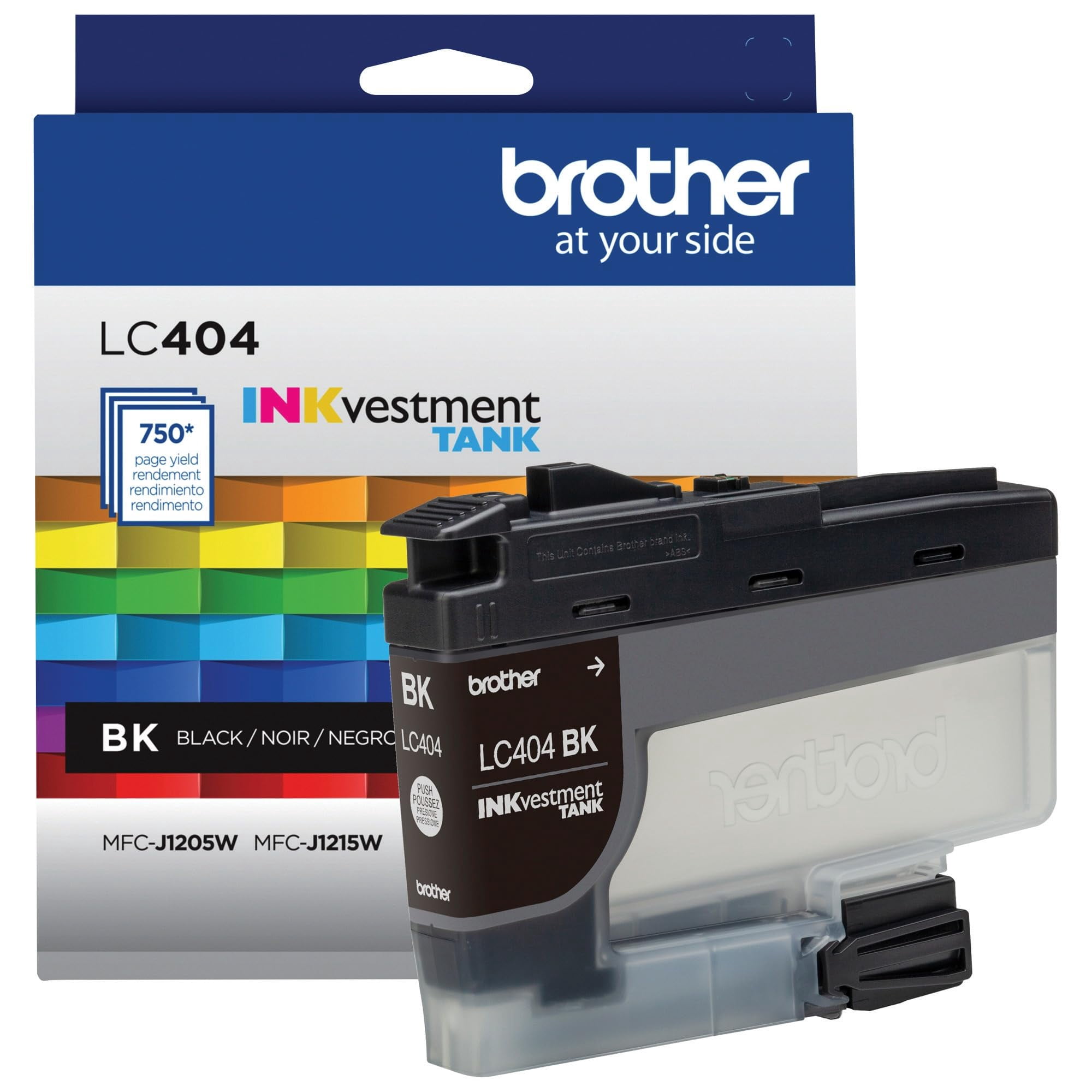 Cartucho De Tinta Brother Genuine Lc404bk Negro 750 Páginas