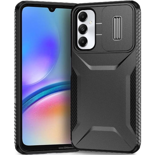 Funda Resistente para Samsung Galaxy A05s con Tapa Deslizante y Protección Militar Negro