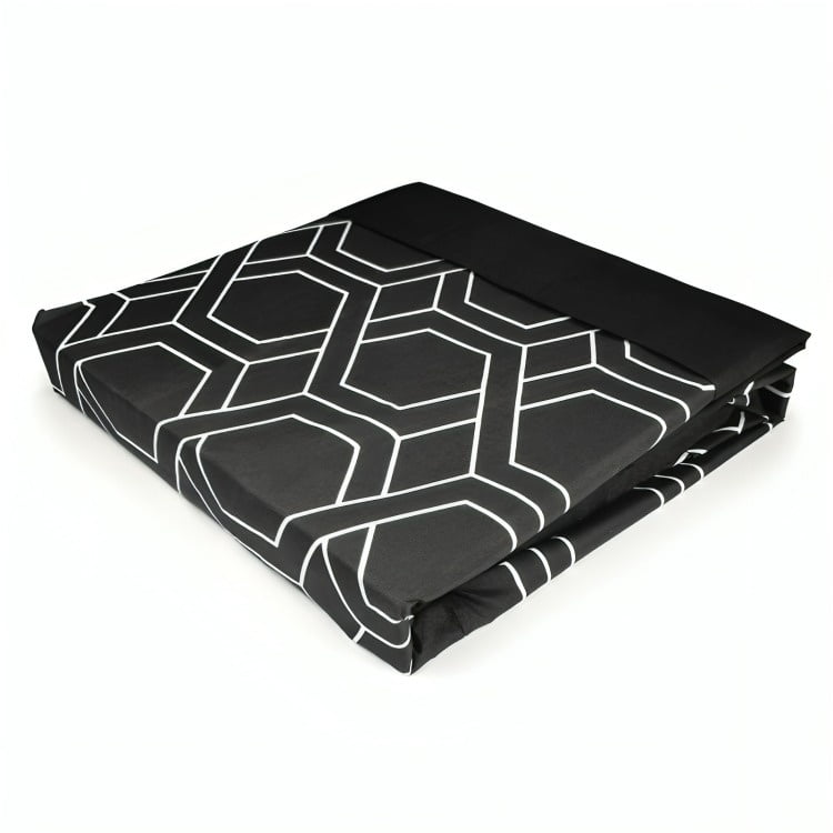 Doral - Sábanas Aterciopelada Composé King Trenza Negro