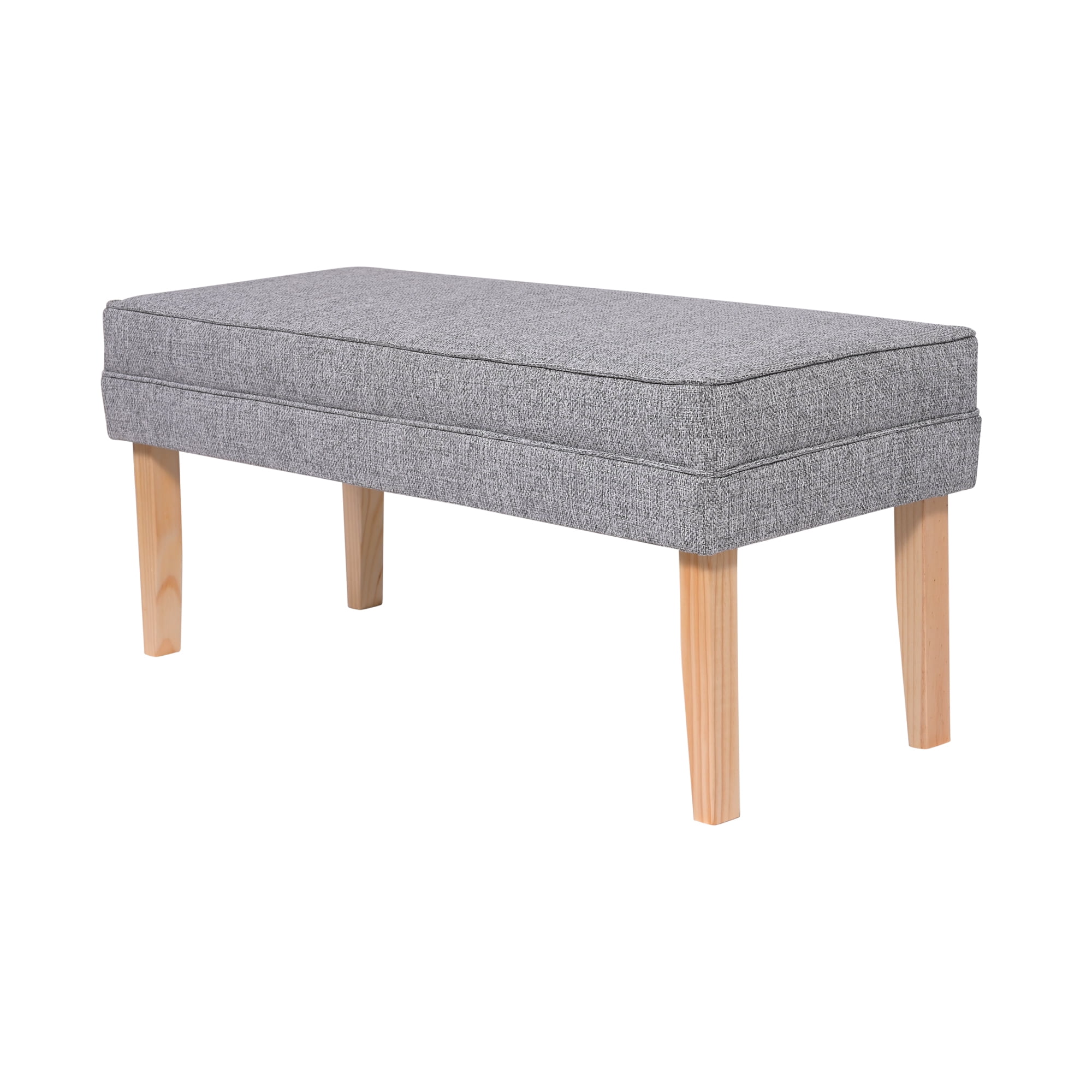 Máxima Design - Banqueta Style Gris Claro Omega 100x40x40 Cm