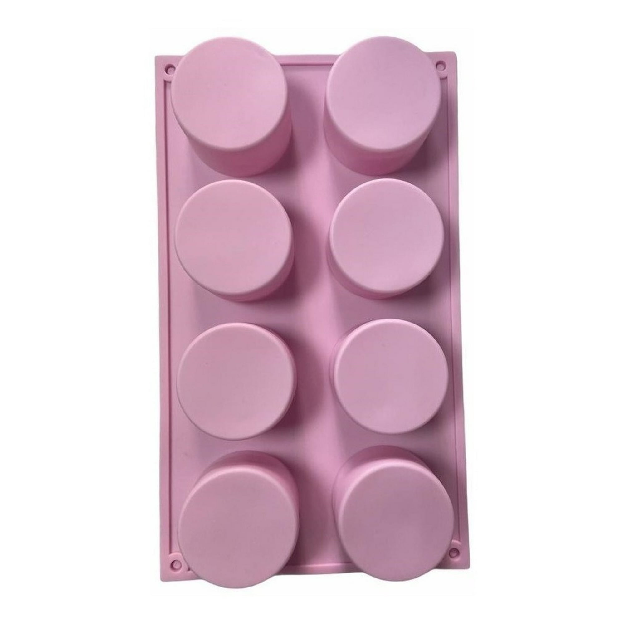 Genérico - Molde De Silicona Jabon Moldes Hielo Molde 8 Cavid Redondo