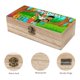 thumbnail image 3 of Jools TV Caja Organizadora de Madera Rústica - Caja Decorativa Multifuncional para Escritorio, Hogar, Oficina, Joyas y Manualidades, 3 of 6