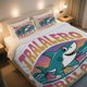 thumbnail image 1 of Shark Sneakers TRALALERO Duvet Cover Set Valentine's Day Bedding Duvet Cover ThreePiece Set, 1 of 1