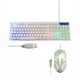 thumbnail image 2 of Teclado y Mouse Retroiluminado Gamer Rgb Blanco, 2 of 2