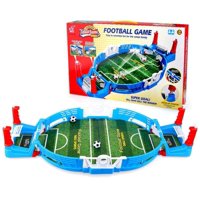 Genérico - Futbol De Mesa Portátil Mini Cancha De Juego Azul Azul