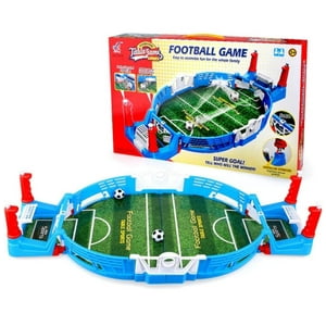Genérico - Futbol De Mesa Portátil Mini Cancha De Juego Azul Azul