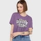 thumbnail image 3 of Polera Fun Mujer Manga Corta Crop Morado Corona, 3 of 5
