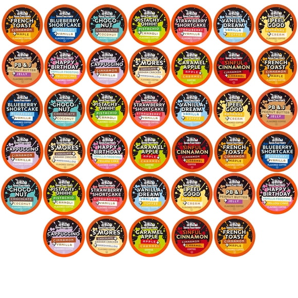 Cápsulas de café Java Factory, sabores surtidos, 40 unidades