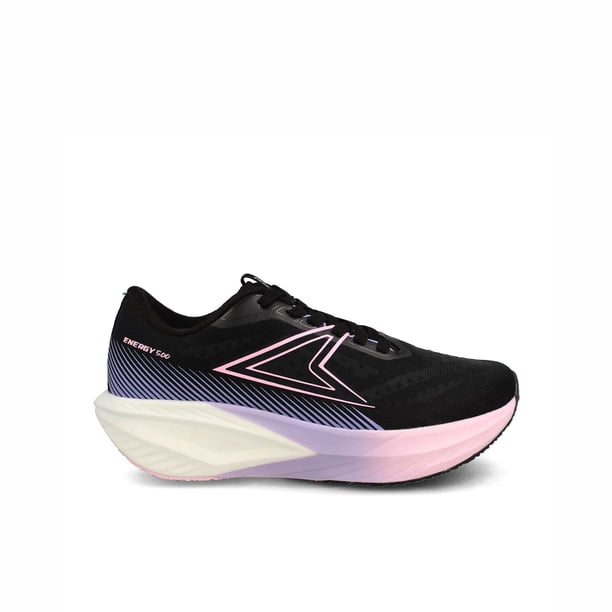 Zapatilla Mujer Power Energy Run 500 Beta Negro - Rosado
