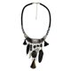 thumbnail image 3 of joyas vintage turquesa borlas gargantilla bohemia collar de declaración negro, 3 of 5