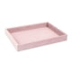 thumbnail image 1 of Organizador De Joyas, Exhibición De Joyas De Terciopelo Para El Hogar, Tienda, Regalos Para Niñas Y Mujeres, Bandeja En Blanco Rosa, 1 of 5