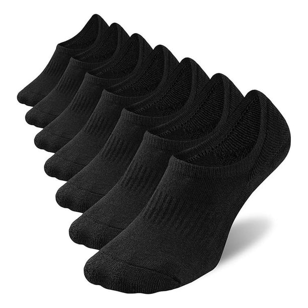 Calcetín Invisible Bambú 12 Pares negro 35-39