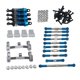 thumbnail image 2 of Kit De Metal De Repuesto RC Soporte De Choque Para Camiones De Automóvil WPL HengLong FY Azul, 2 of 5