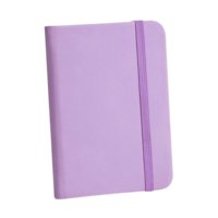 Bothyi - Cuaderno De Bolsillo De 100 Hojas Cuaderno De Diario De Cuero De Pu Para Diario De Viaje Hogar Púrpura